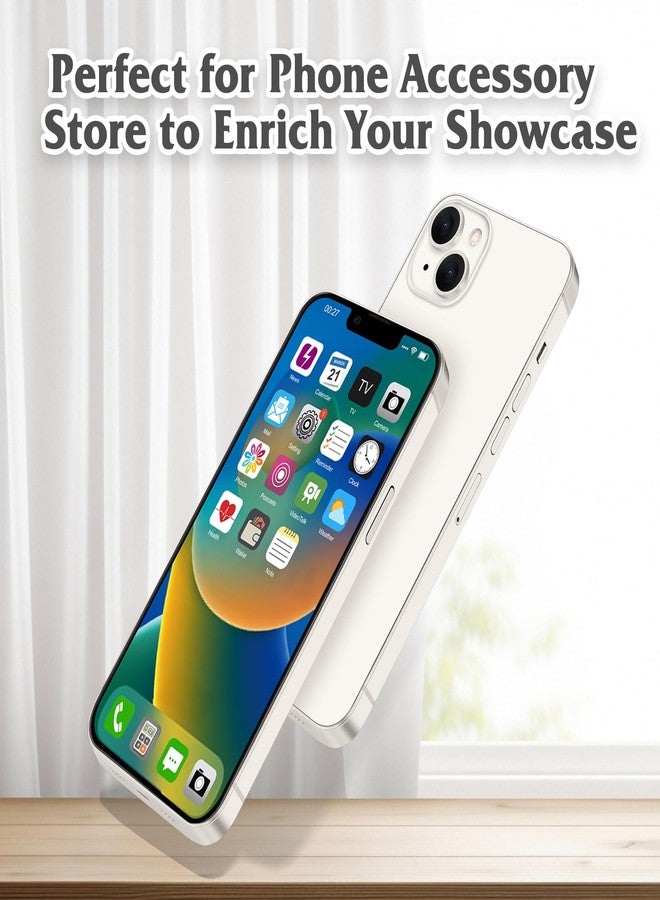 FufoneUS Dummy Fake Phone Model, Looks Like The Real Phone Compatible with Phone 14, for Cell Phone Store Display or Send a Toy Phone 14 for Kids (White Rainbow-Front) - Image 4